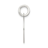 Sterling Silver 925 Faith Pendant with Polished Enamel Finish